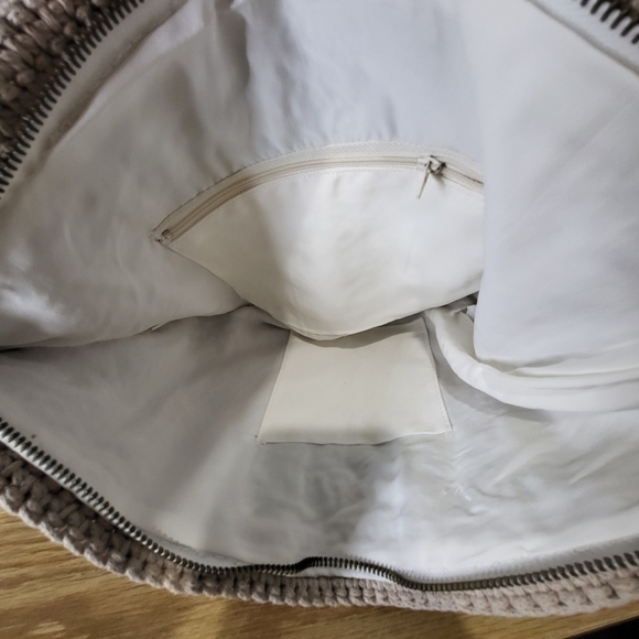 Handcrafted Woven Evil-Eye Cotton Shoulder Bag NWOT - Picture 5 of 6